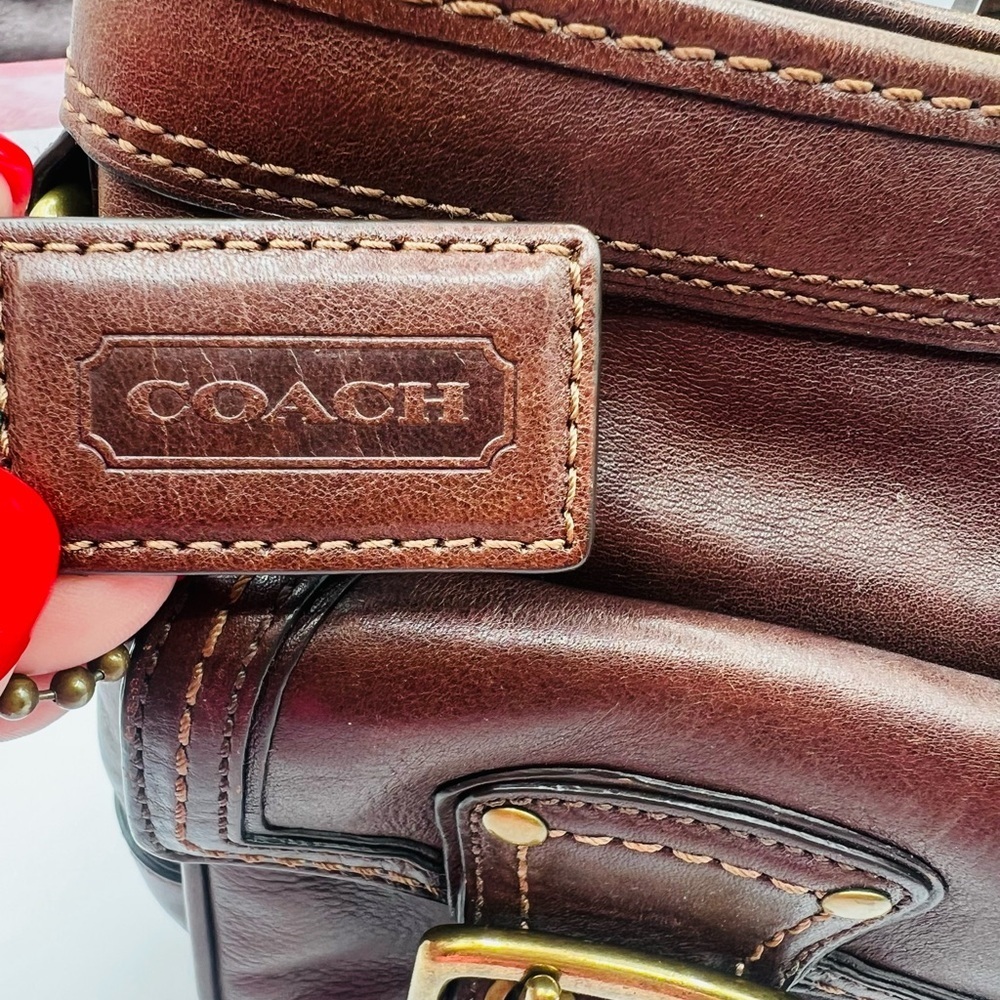 Coach Vintage #7458 Whiskey Leather Bag - Picture 4 of 16